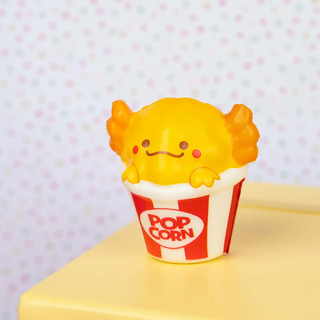 popcorn bucket-shaped axolotl squishy.