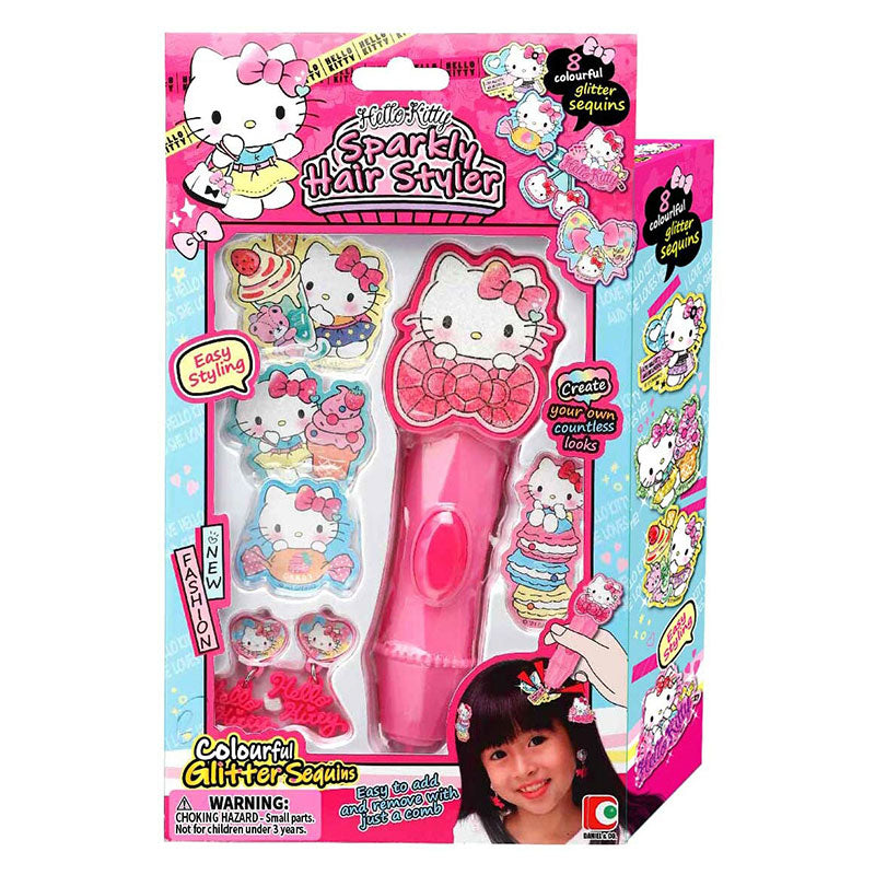 hair accessory tackle box hello kitty Hello Kitty Sparkly Hair Styler