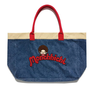Monchhichi Washed Denim Tote Bag