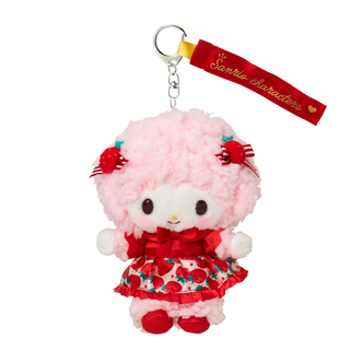 Sanrio Strawberry News 50th Anniversary Plush Keychain