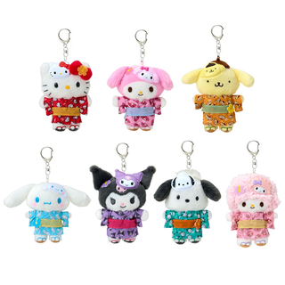 Sanrio Summer Festival Plush Keychain