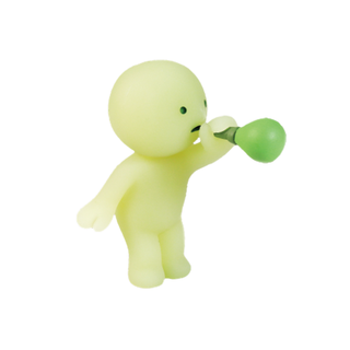 Opened Blowing Bubbles Smiski Sunday Series Blind Box