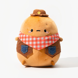 Tayto Potato Gingham Cowboy Midi Mochi Plush