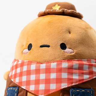 Tayto Potato Gingham Cowboy Midi Mochi Plush