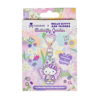 tokidoki x Hello Kitty and Friends Butterfly Garden Acrylic Keychain Blind Box