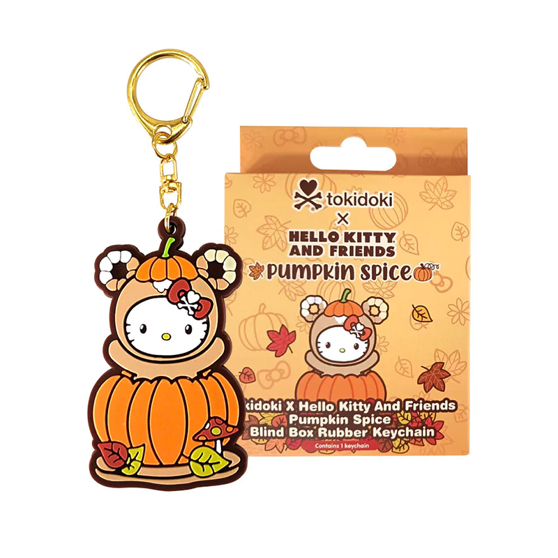 tokidoki x Hello Kitty and Friends Pumpkin Spice Keychain Blind tokidoki x Hello Kitty and Friends Pumpkin Spice Keychain Blind