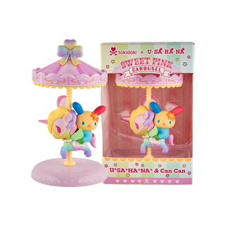 tokidoki x U*SA*HA*NA & Can Can Sweet Pink Carousel Special Edition Figure