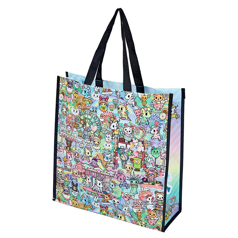 Cotton Candy Carnival Vinyl Tote