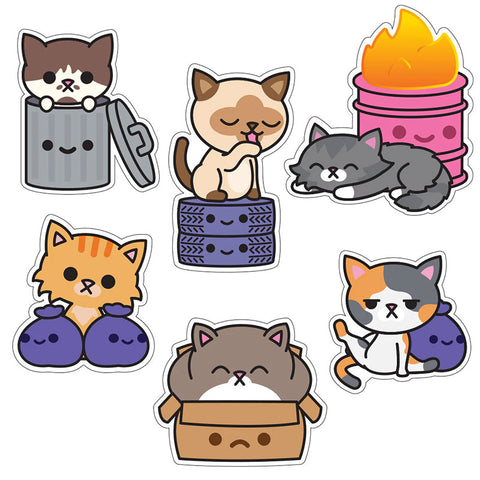 Trash Kitties Sticker Pack