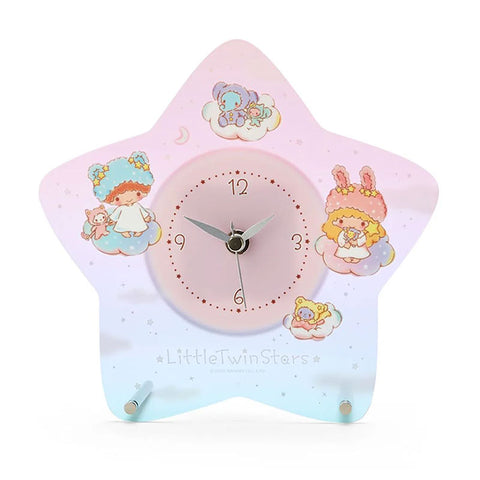 Little Twin Stars Fluffy Fancy Clock