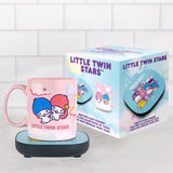 Little Twin Stars Coffee Mug with Electric Mug Warmer
