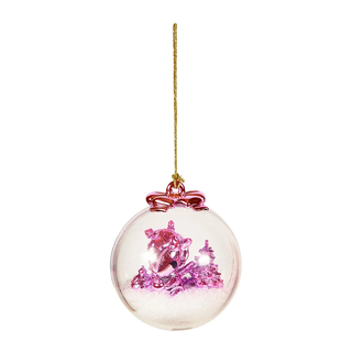 tokidoki Holiday Sparkle Pink & Festive Special Edition Snow Globe Ornament
