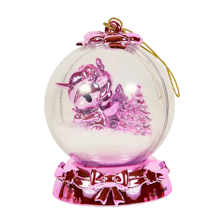 tokidoki Holiday Sparkle Pink & Festive Special Edition Snow Globe Ornament
