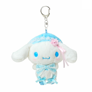 Sanrio White Frills Plush Keychain