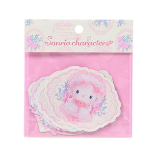 Sanrio White Frills Sticker Set