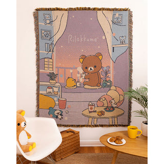 Rilakkuma Chill Night Woven Blanket