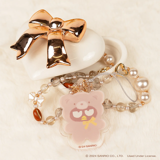 Sanrio Latte Kuma Acrylic Beaded Strap