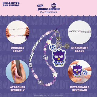 Sanrio Soccer Acrylic Beaded Strap