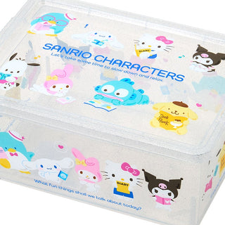 Sanrio Clear Glitter Storage Bin