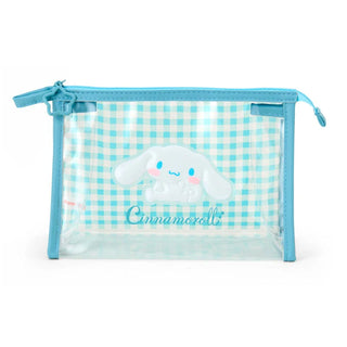 Sanrio Clear Gingham Zipper Pouch