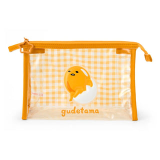 Sanrio Clear Gingham Zipper Pouch