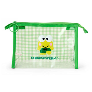 Sanrio Clear Gingham Zipper Pouch