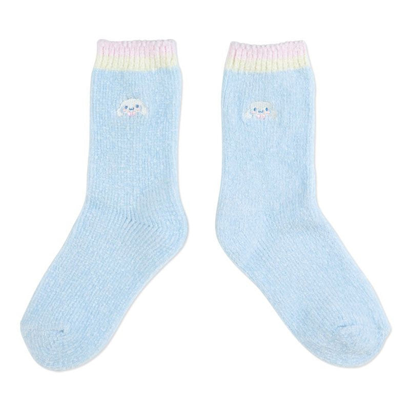 Sanrio Characters Crew Embroidered Face Socks – JapanLA