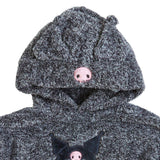 Kuromi Fluffy Hoodie With Ears