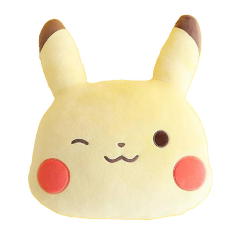 Pikachu Winking Face Cushion