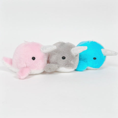 Bubbly Narwhal with Sound Assortment Plush