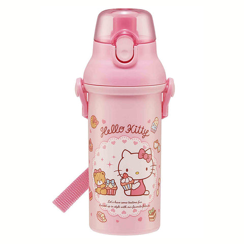 Hello Kitty Water Bottle with Strap