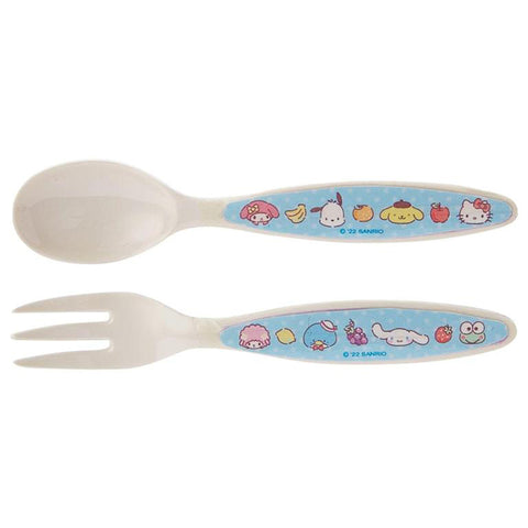 Sanrio Characters Fun Day Fork and Spoon Set