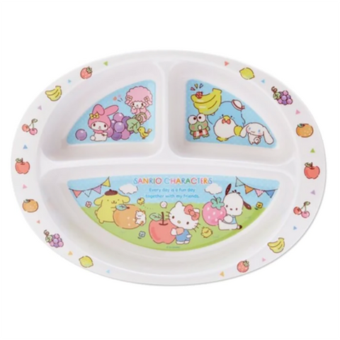 Sanrio Characters Fun Day Divided Plate
