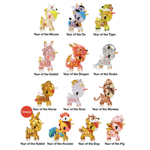 Lunar Calendar Unicorno Metallico Blind Box