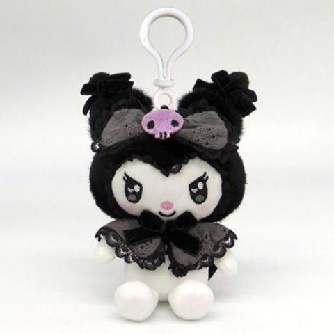 Kuromi Sweet Lolita Dress Clip-On Mascot