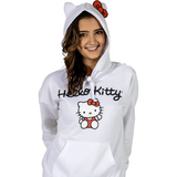 Hello Kitty White Cosplay Hoodie