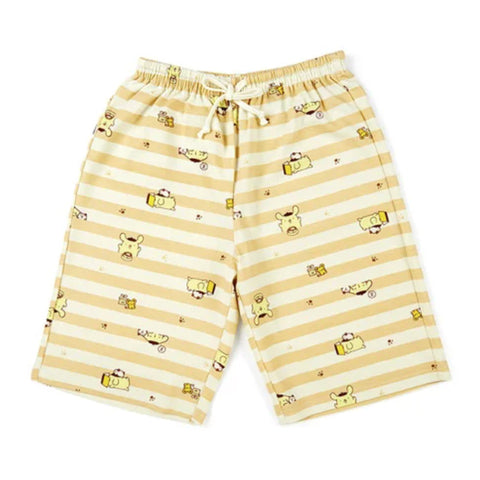 Pompompurin Striped Lounge Shorts