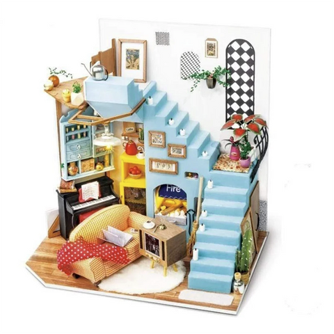 Rolife Joy's Peninsula Living Room DIY Model Kit