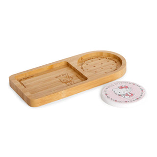Sanrio Characters Bamboo Tray with Coaster