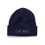 Girl x Sanrio Kawaii Arcade Navy Beanie