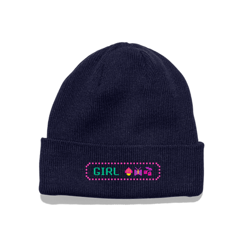 Girl x Sanrio Kawaii Arcade Navy Beanie