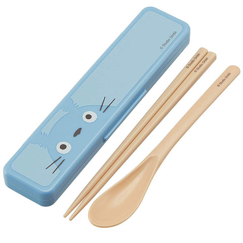 Totoro Blue Chopstick and Spoon with Case