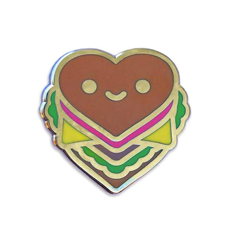 100% Soft Burger Luv Pin