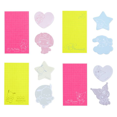 Sanrio Calm Color Sticky Note Set of 3