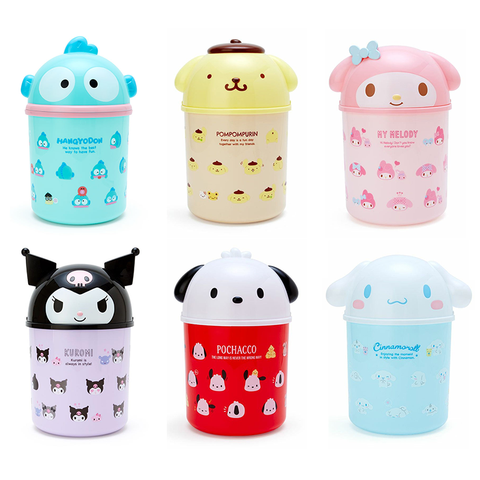 Sanrio Characters Face Pattern Trash Can