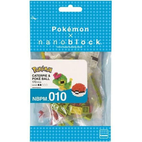 Caterpie & Pokeball Nanoblock Kit