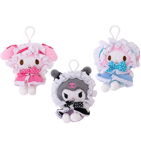 Sanrio Character Mochimochi Round Plush Charms