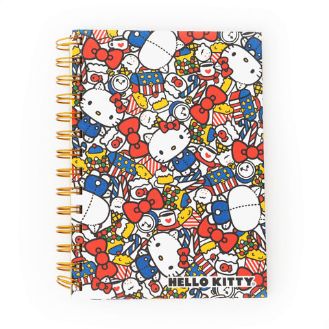 Hello Kitty Clutter Spiral Notebook