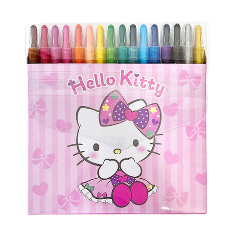 Hello Kitty Girly Ribbon Twist Up Crayon
