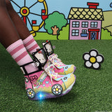 A World of Happiness High Top Trainers